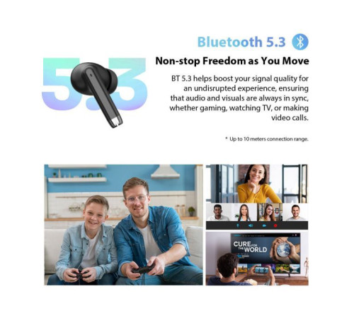 Наушники Blackview AirBuds 4 White (6931548312666)