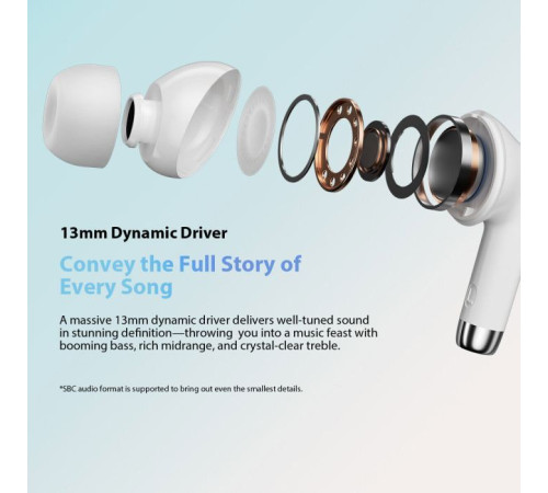 Наушники Blackview AirBuds 4 White (6931548312666)