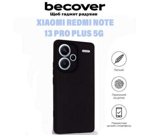 Чохол до мобільного телефона BeCover Xiaomi Redmi Note 13 Pro Plus 5G Black (710917)