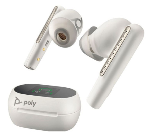Навушники Poly TWS Voyager Free 60+ Earbuds + BT700C + TSCHC White (7Y8G6AA)