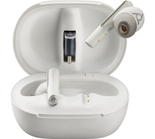 Навушники Poly TWS Voyager Free 60+ Earbuds + BT700C + TSCHC White (7Y8G6AA)