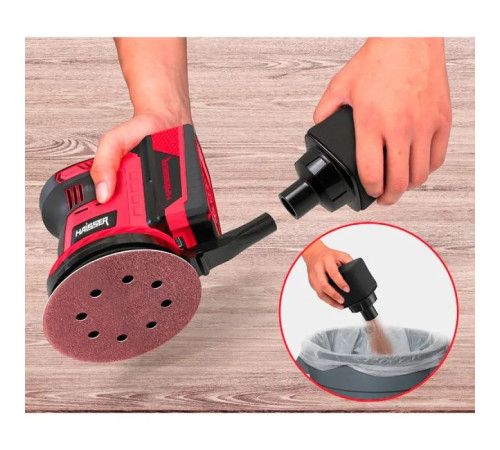 Шліфувальна машина HAISSER RO-118BS (без АКБ та ЗП) (130409)