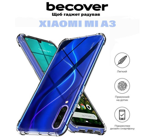 Чохол до мобільного телефона BeCover Anti-Shock Xiaomi Mi A3 Clear (711034)