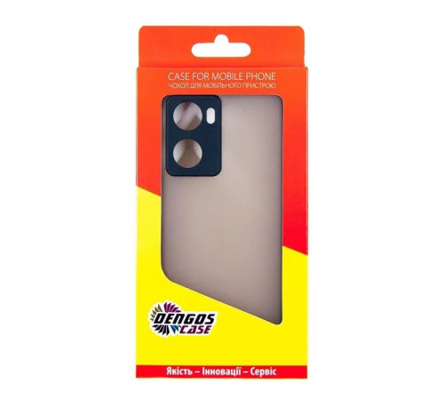 Чохол до мобільного телефона Dengos Kit for OPPO A57s case + glass (Black) (DG-KM-35)