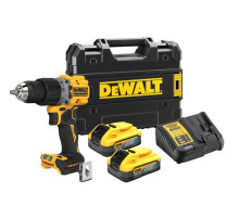 Шуруповерт DeWALT XR Li-Ion PowerStack 18 В, 2x5Ah, 90 Нм, 0-650/0-2000 об/хв, TSTAK (DCD805H2T)