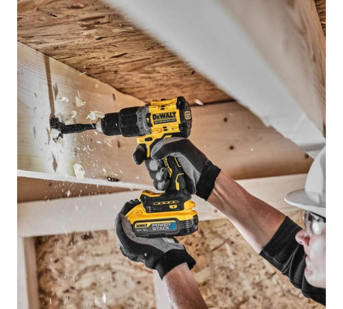 Шуруповерт DeWALT XR Li-Ion PowerStack 18 В, 2x5Ah, 90 Нм, 0-650/0-2000 об/хв, TSTAK (DCD805H2T)