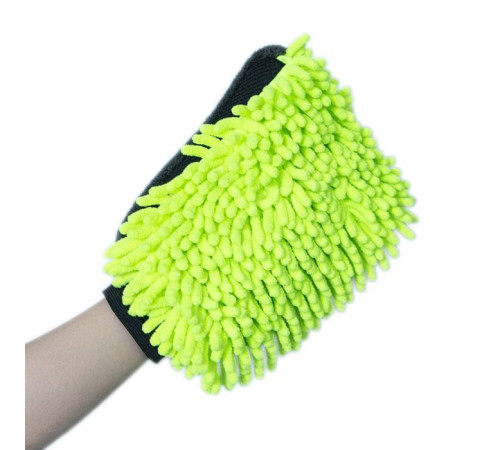 Автомобільна серветка ColorWay Рукавичка з мікрофібри для миття та полірування автомобіля, двостороння (CW-2417)