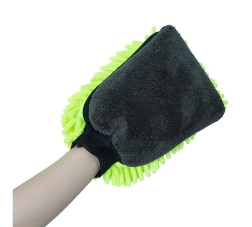 Автомобільна серветка ColorWay Рукавичка з мікрофібри для миття та полірування автомобіля, двостороння (CW-2417)