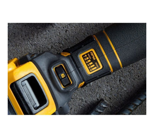 Шліфувальна машина DeWALT 18В XR Li-lon 6Ah, 125 мм, 3000-9000об/хв (DCG409VST1)