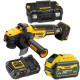 Шліфувальна машина DeWALT 18В XR Li-lon 6Ah, 125 мм, 3000-9000об/хв (DCG409VST1)
