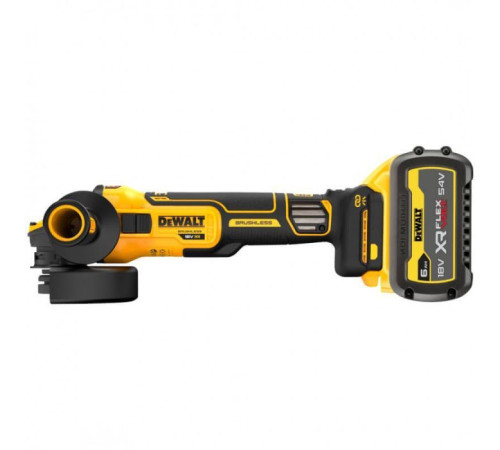 Шліфувальна машина DeWALT 18В XR Li-lon 6Ah, 125 мм, 3000-9000об/хв (DCG409VST1)