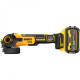 Шліфувальна машина DeWALT 18В XR Li-lon 6Ah, 125 мм, 3000-9000об/хв (DCG409VST1)