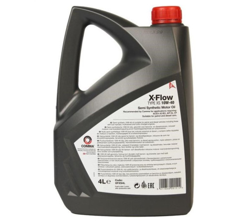 Моторна олива Comma X-FLOW TYPE XS 10W-40-4л (XFXS4L)