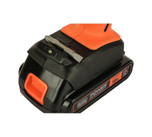 Шуруповерт Black&Decker 18 В, 1.5Ah, 45 Нм,0-360/0-1400 об/мин, 21000 уд/мин, 1.3 кг (BCD003C1)