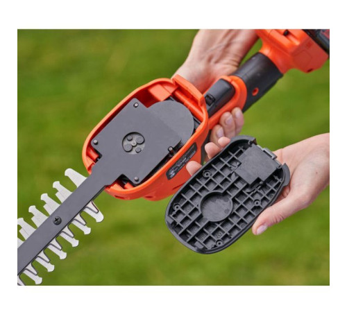 Кущоріз Black&Decker 18 В, 2Ah, насадки- 20 см/8 мм, 10 см/18 мм, (BCSS18D1)