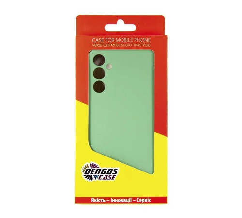 Чохол до мобільного телефона Dengos Samsung Galaxy A24 Case + Glass (Mint) (DG-KM-79)