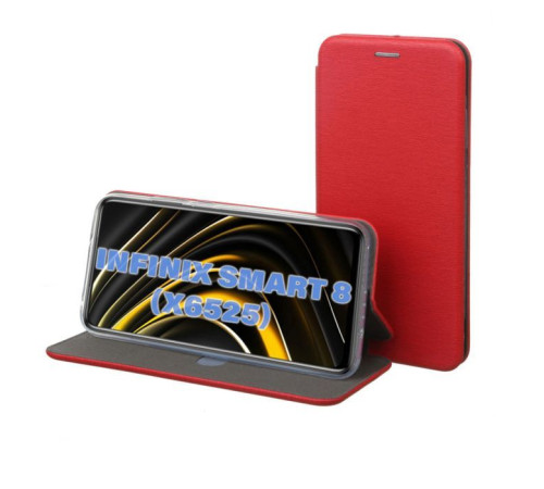 Чохол до мобільного телефона BeCover Exclusive Infinix Smart 8 (X6525) Burgundy Red (711237)