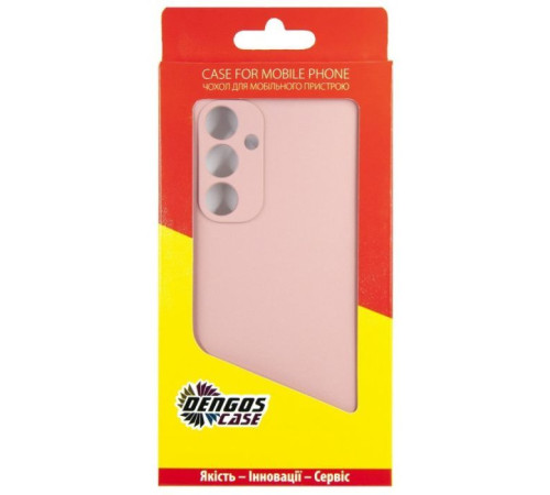 Чохол до мобільного телефона Dengos Soft Samsung Galaxy A35 5G (Pink) (DG-TPU-SOFT-56)