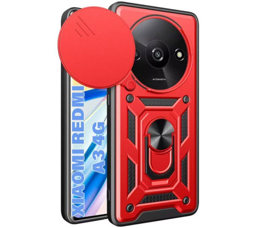 Чохол до мобільного телефона BeCover Military Xiaomi Redmi A3 4G Red (711322)