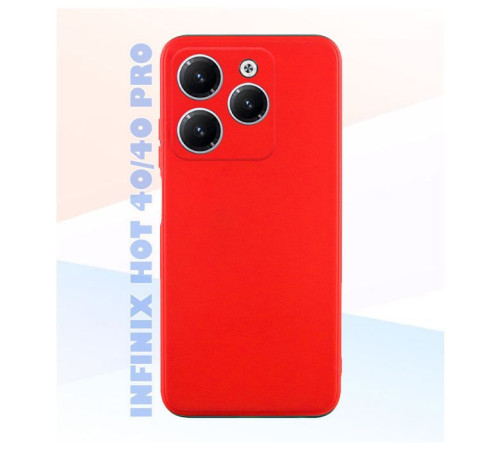 Чохол до мобільного телефона BeCover Full Camera Infinix Hot 40 (X6836)/ 40 Pro (X6837) Red (711660)