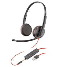 Навушники Poly BlackWire C3225 USB-A HS Stereo Black (80S11AA)