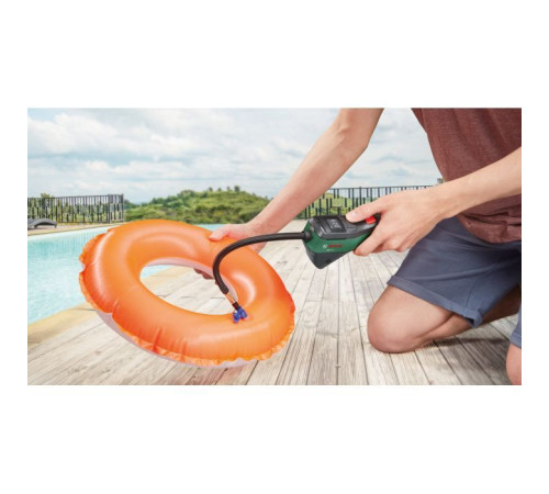 Автомобільний компресор Bosch EasyPump, 3.6V, 3Ah, 10.3 бар, 10 л/хв, 0.4кг (0.603.947.000)