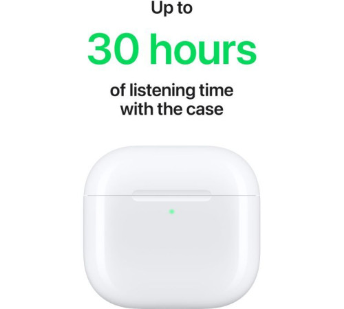 Навушники Apple AirPods 4 (MXP63ZE/A)