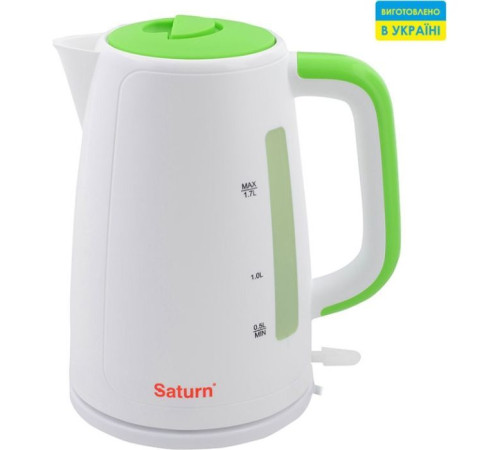Електрочайник Saturn ST-EK8435U White/Green