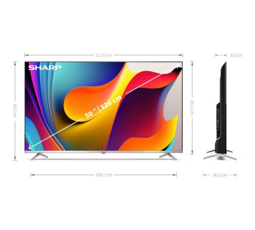 Телевізор Sharp 50FP1EA (4T-C50FP1EL2AB)