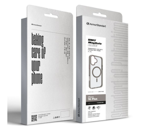 Чохол до мобільного телефона Armorstandart Unit MagSafe Apple iPhone 16 Plus Titanium Grey (ARM79289)