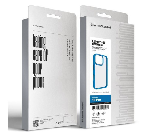 Чохол до мобільного телефона Armorstandart UNIT2 Apple iPhone 16 Pro Sky Blue (ARM78760)