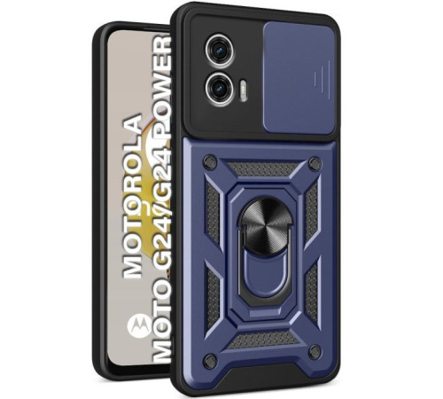 Чохол до мобільного телефона BeCover Military Motorola Moto G24/G24 Power Blue (710723)