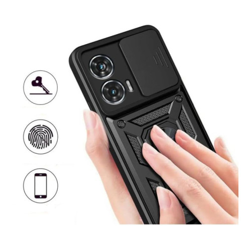 Чохол до мобільного телефона BeCover Military Motorola Moto G85 Black (712163)