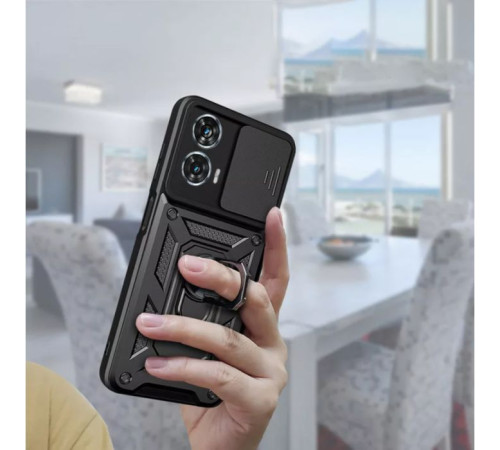 Чохол до мобільного телефона BeCover Military Motorola Moto G85 Black (712163)