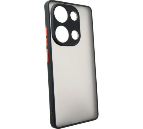 Чохол до мобільного телефона Dengos Matte POCO M6 Pro 4G (black) (DG-TPU-MATT-149)