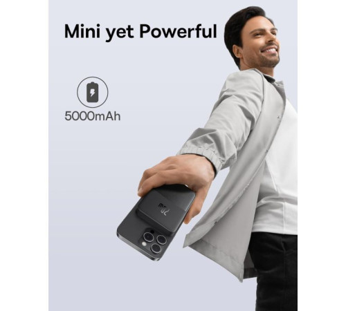Батарея універсальна Baseus MagPro 5000mAh 20W, Black (PPCXZ05) (P10064100122-00)