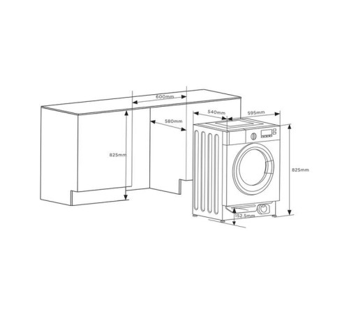 Пральна машина Interline WM 714016 PB Steam