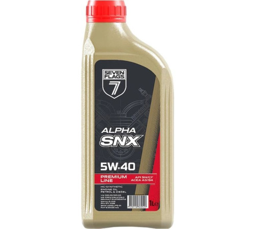 Моторна олива 7FLAGS Premium Line 5W-40 0,873кг (7350118360521)