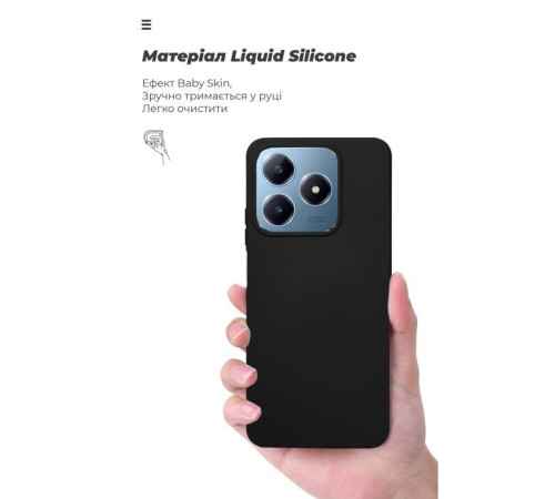Чохол до мобільного телефона Armorstandart ICON Realme C63 4G / C61 4G / Note 60 4G / Note 60x 4G Black (ARM83024)