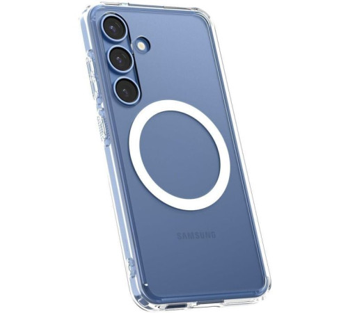 Чохол до мобільного телефона Spigen Samsung Galaxy S25+, Ultra Hybrid MagFit, Clear White (ACS08981)