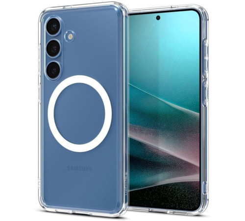 Чохол до мобільного телефона Spigen Samsung Galaxy S25+, Ultra Hybrid MagFit, Clear White (ACS08981)
