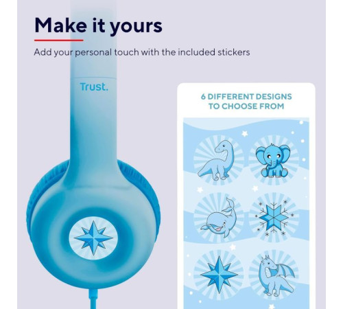 Навушники Trust Nouna Blue (25278)