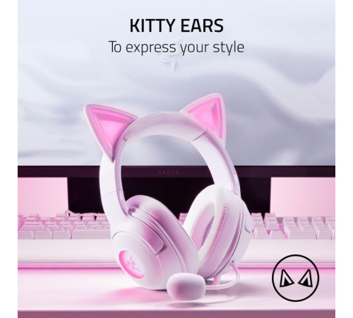 Навушники Razer Kraken Kitty V2 White (RZ04-04730600-R3M1)