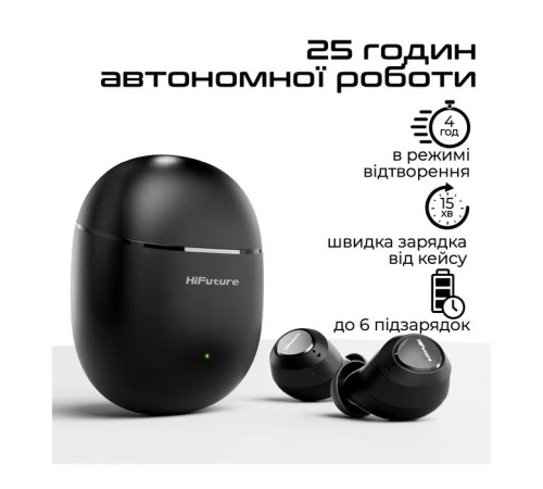 Навушники HiFuture OlymBuds3 Black (olymbuds3.black)
