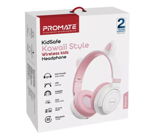 Навушники Promate Panda Bubblegum (panda.bubblegum)