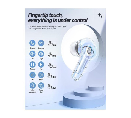 Навушники Acefast T8 Ice Blue (6974316282235)