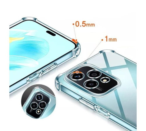 Чохол до мобільного телефона BeCover Anti-Shock Honor 200 Lite Clear (713147)