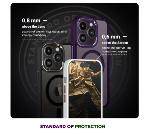 Чохол до мобільного телефона Armorstandart Unit MagSafe Apple iPhone 16e Black (ARM83874)