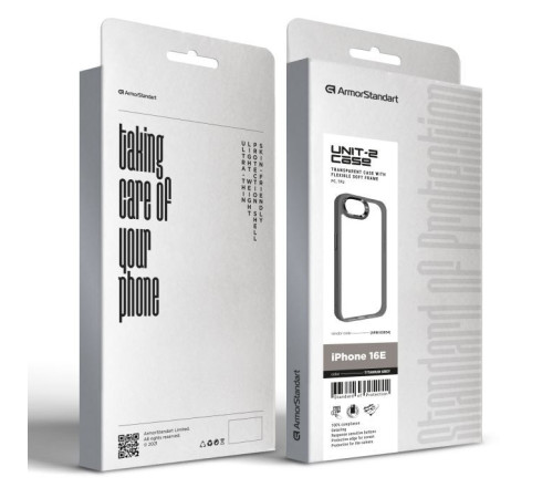 Чохол до мобільного телефона Armorstandart UNIT2 Apple iPhone 16e Titanium Grey (ARM83854)