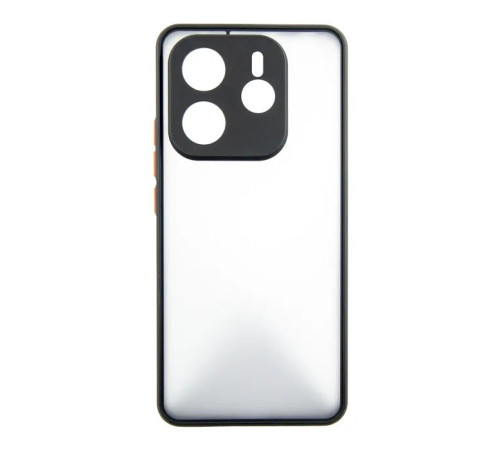 Чохол до мобільного телефона Dengos Kit Xiaomi Redmi Note 14 5G Matte + 2 pcs glass (Black) (DG-CTG2P-01)